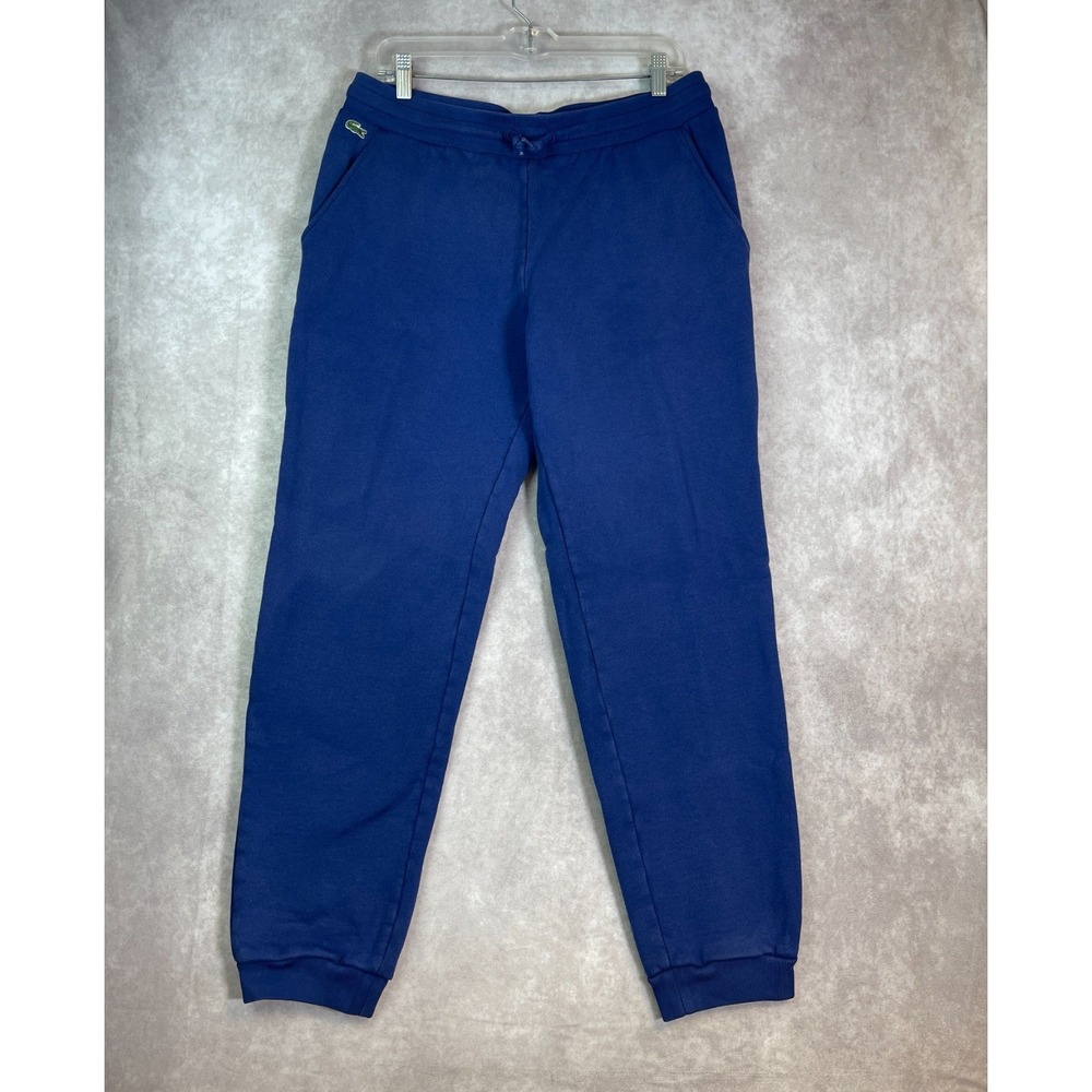 Lacoste Jogger Sweatpants Mens 2XL Blue Training Gym Retro Athleisure Casual